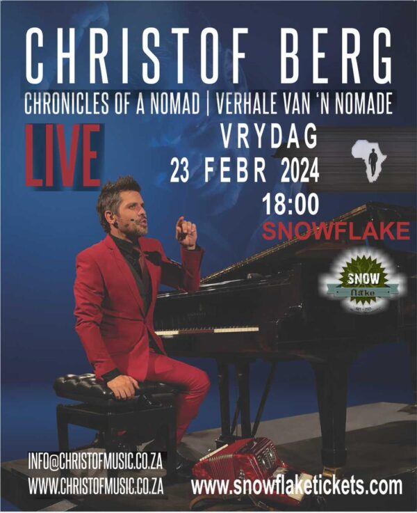 Christof Berg Live at Snowflake Venue Potchefstroom