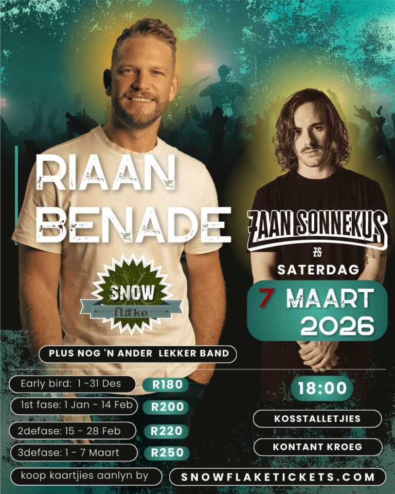 Riaan Benadé en Zaan Sonnekus live @ Snowflake Venue Potchefstroom